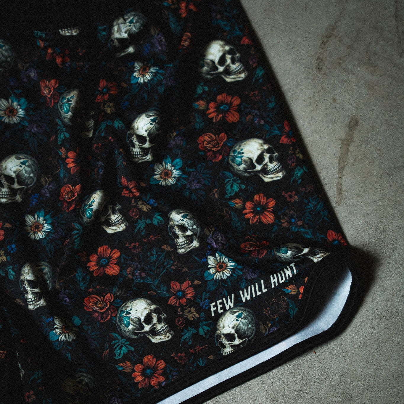Floral Skull Grappling Shorts
