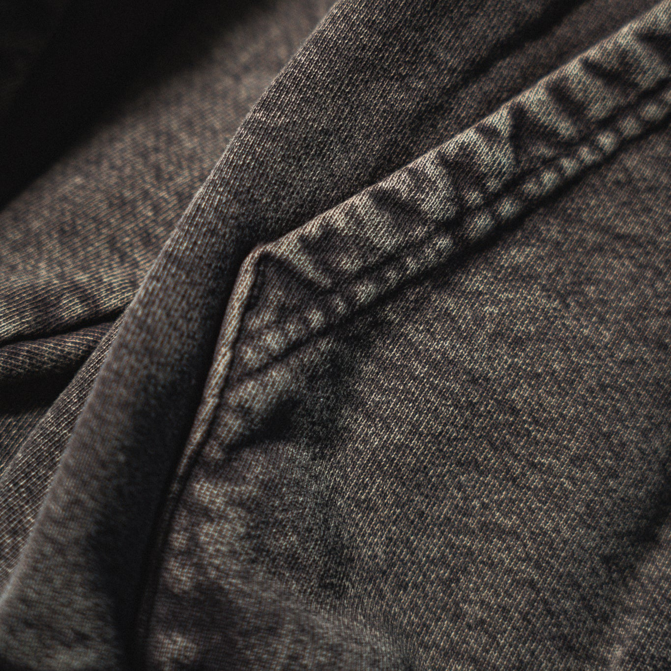 Heavyweight Mineral Wash Hoodie - Chocolate