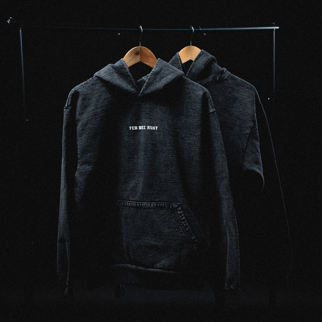 Heavyweight Mineral Wash Hoodie - Carbon Black