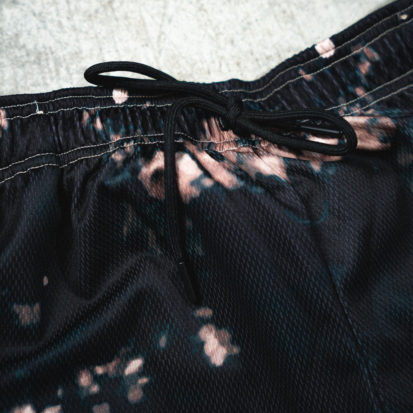 Acid Wash Athletic Short