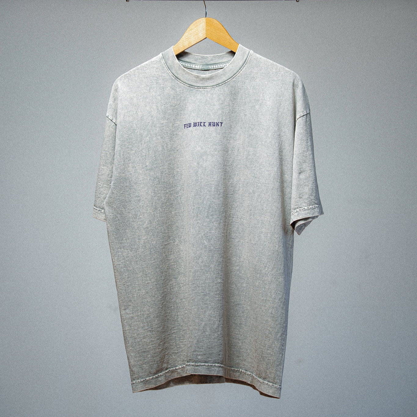 Mineral Wash Tee - Limestone Grey