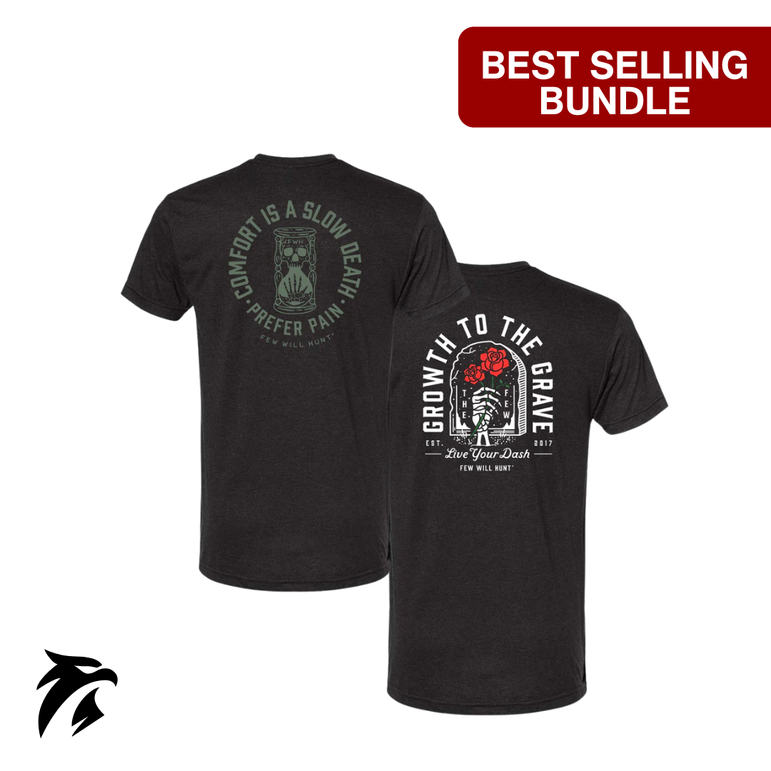 Pain + Growth to the Grave Tee Bundle