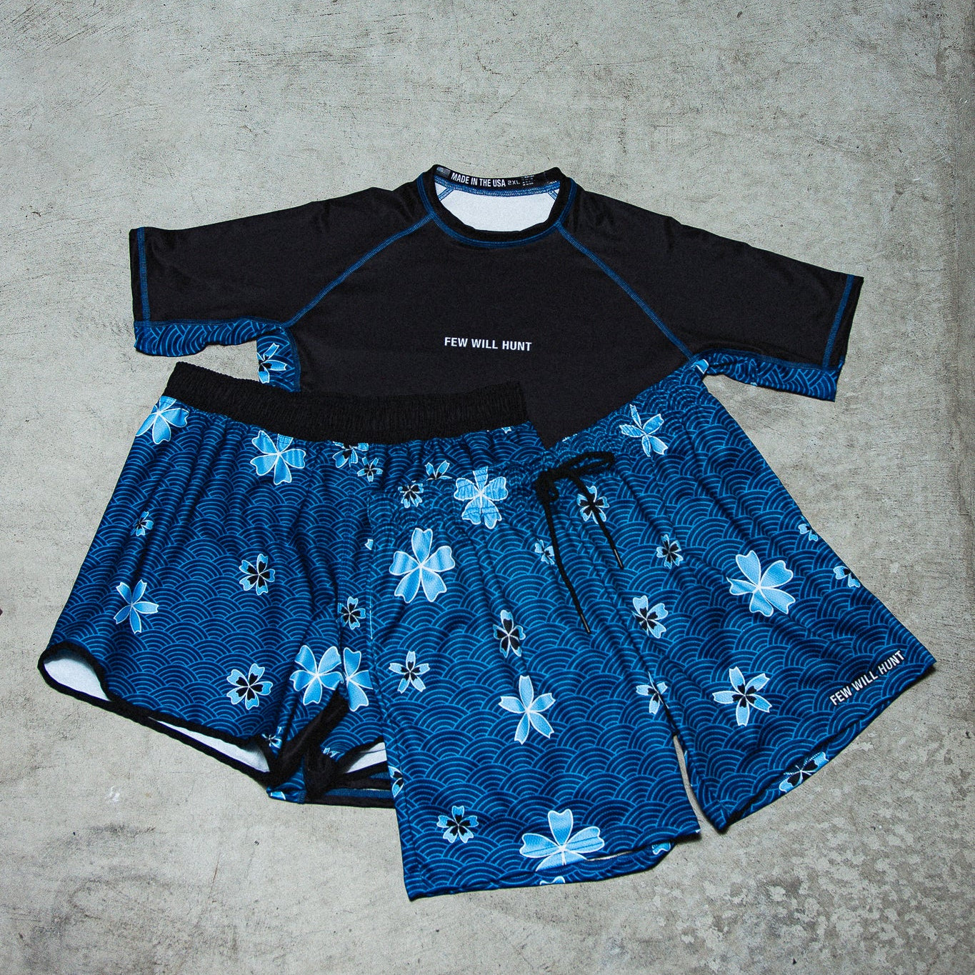 Blue Wave Athletic Short