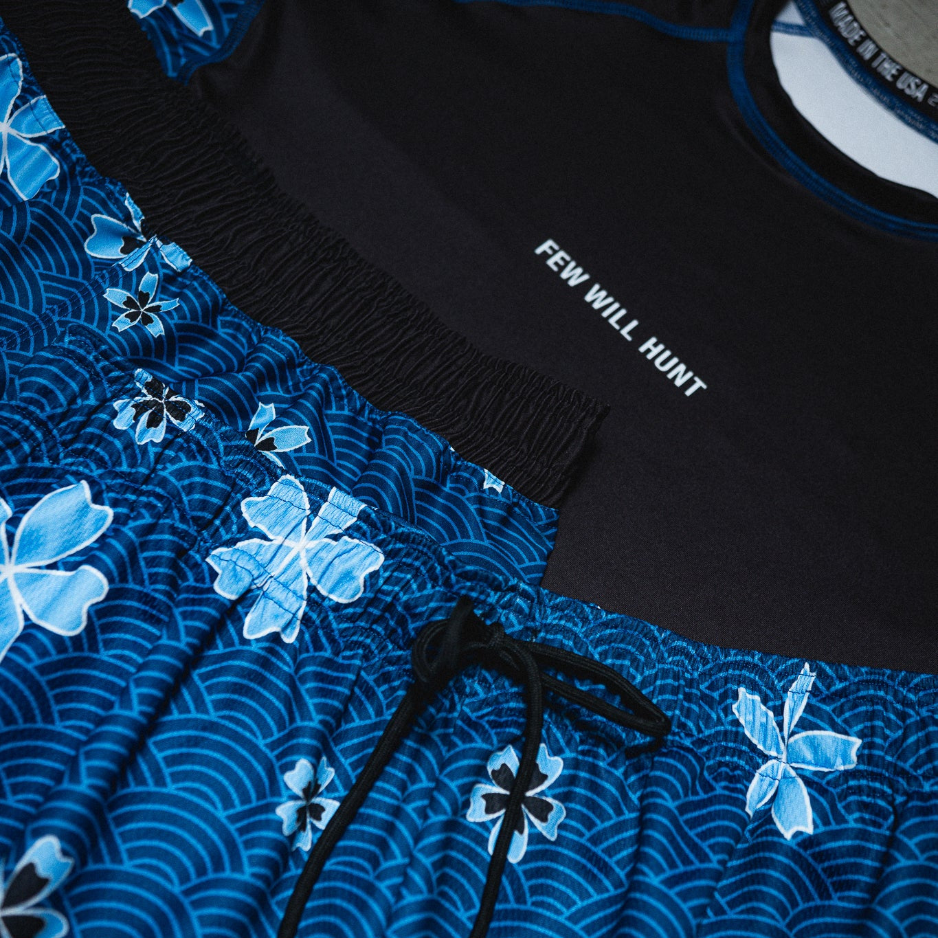 Blue Wave Athletic Short