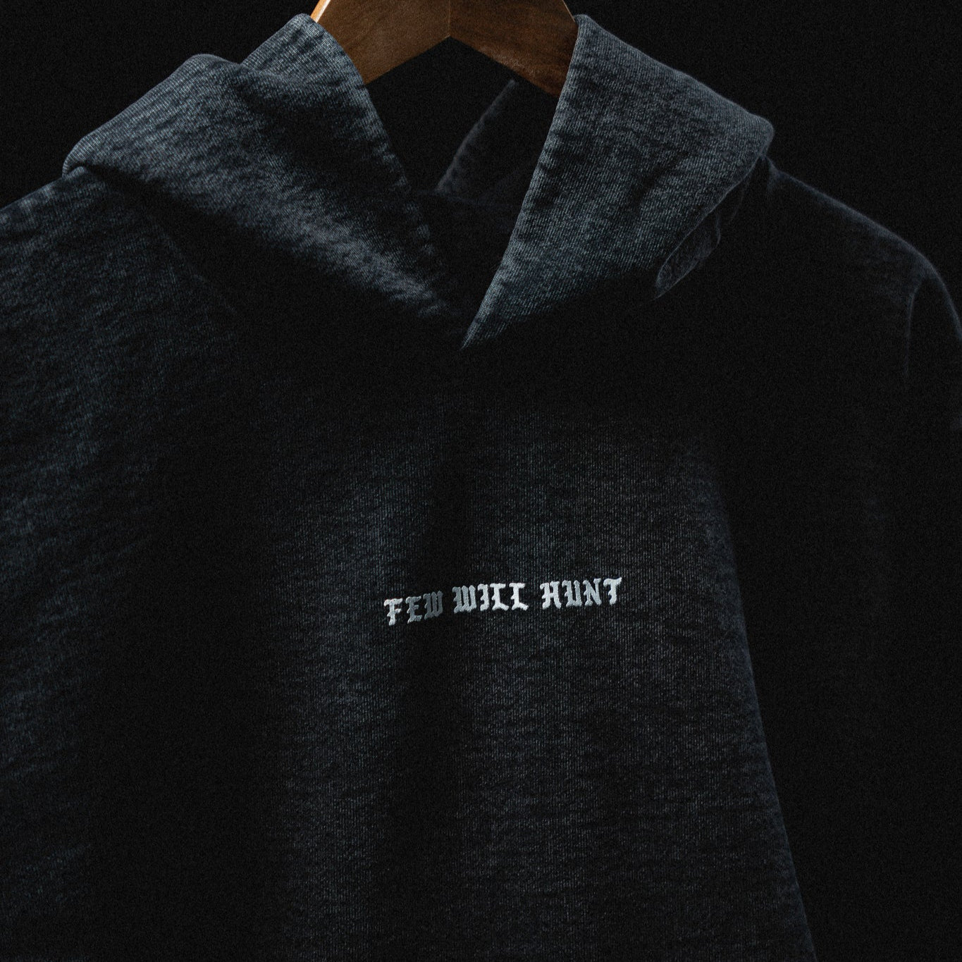 Heavyweight Mineral Wash Hoodie - Carbon Black