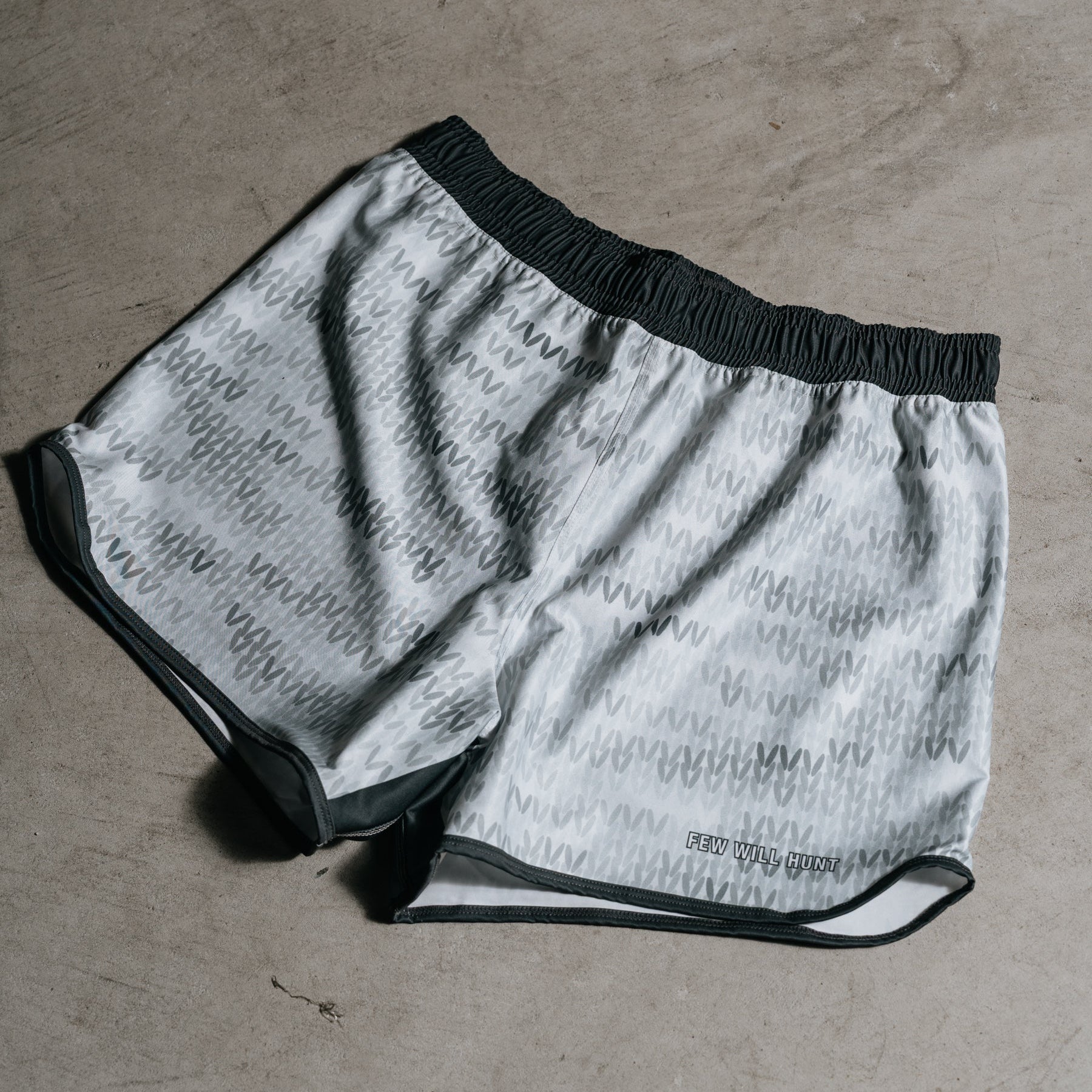 Grey Knit Grappling Short