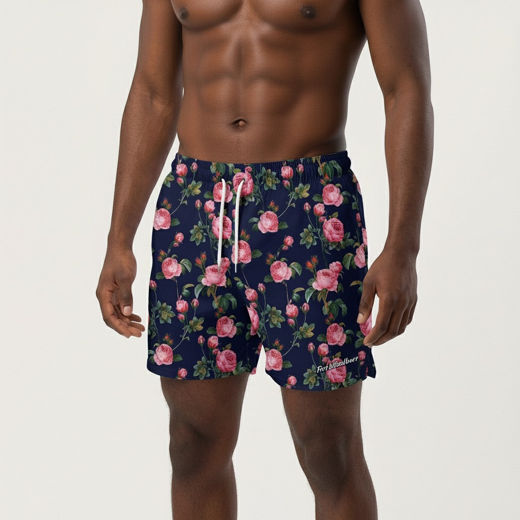 Floral Athletic Short
