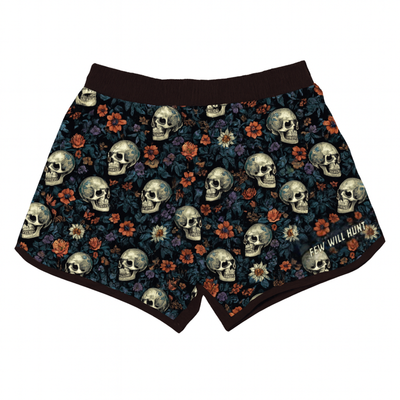 Floral Skull Grappling Shorts