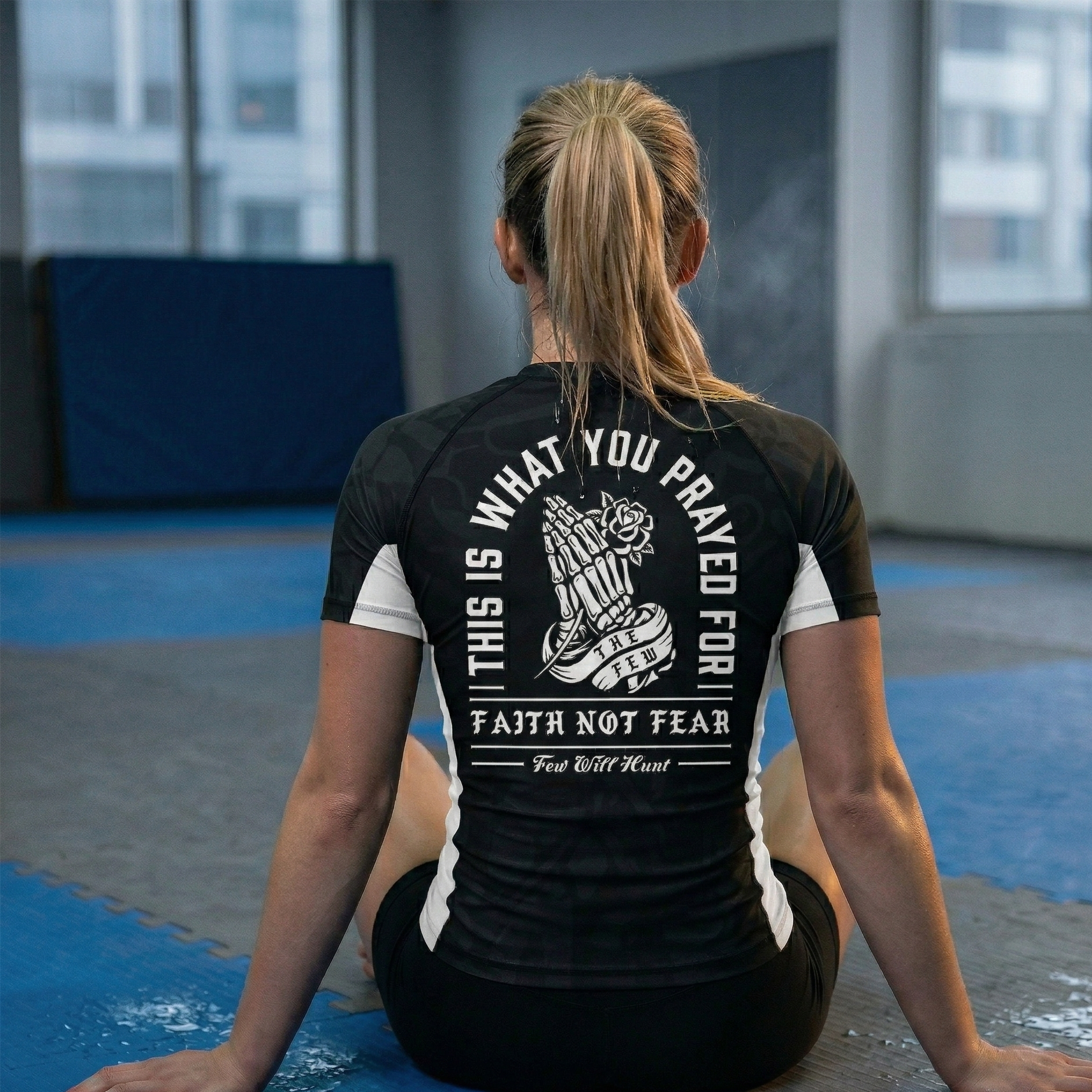 Faith Not Fear Rash Guard