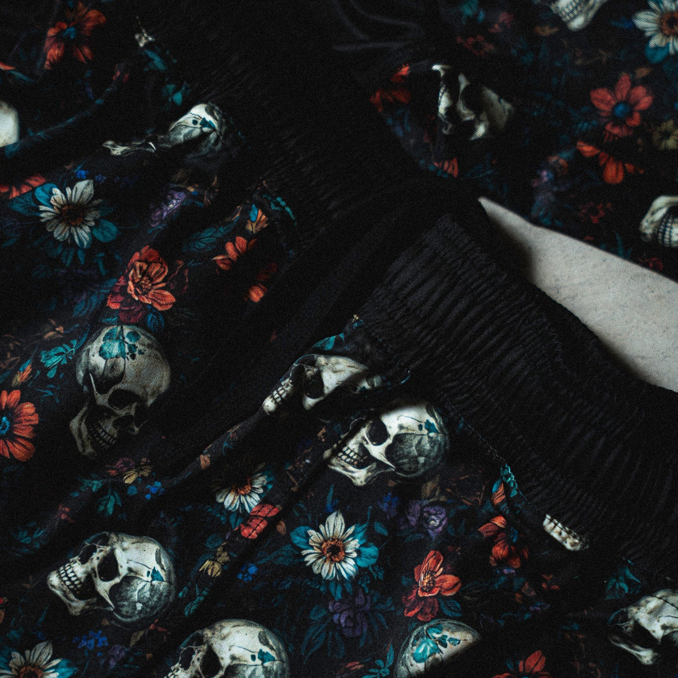 Floral Skull Grappling Shorts