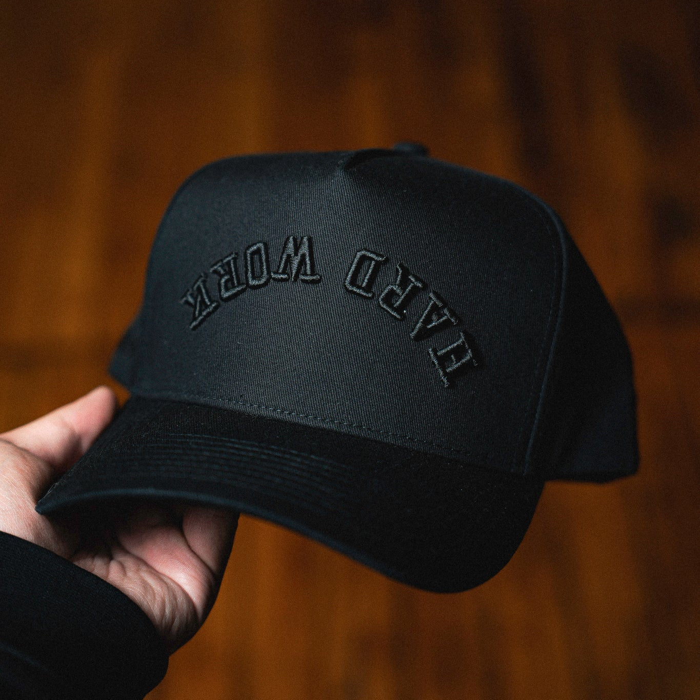 Hard Work Snapback - Blackout