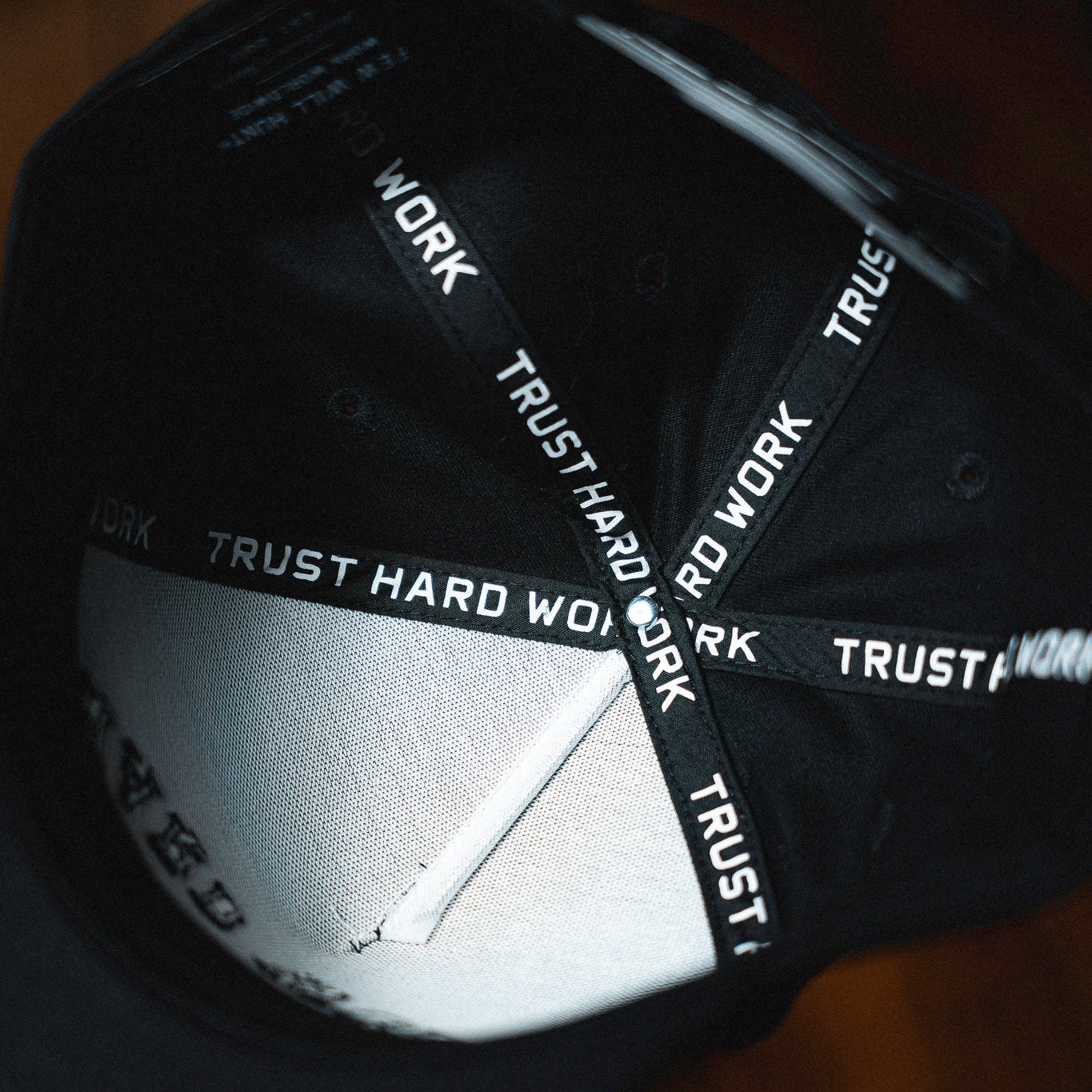 Hard Work Snapback - Blackout