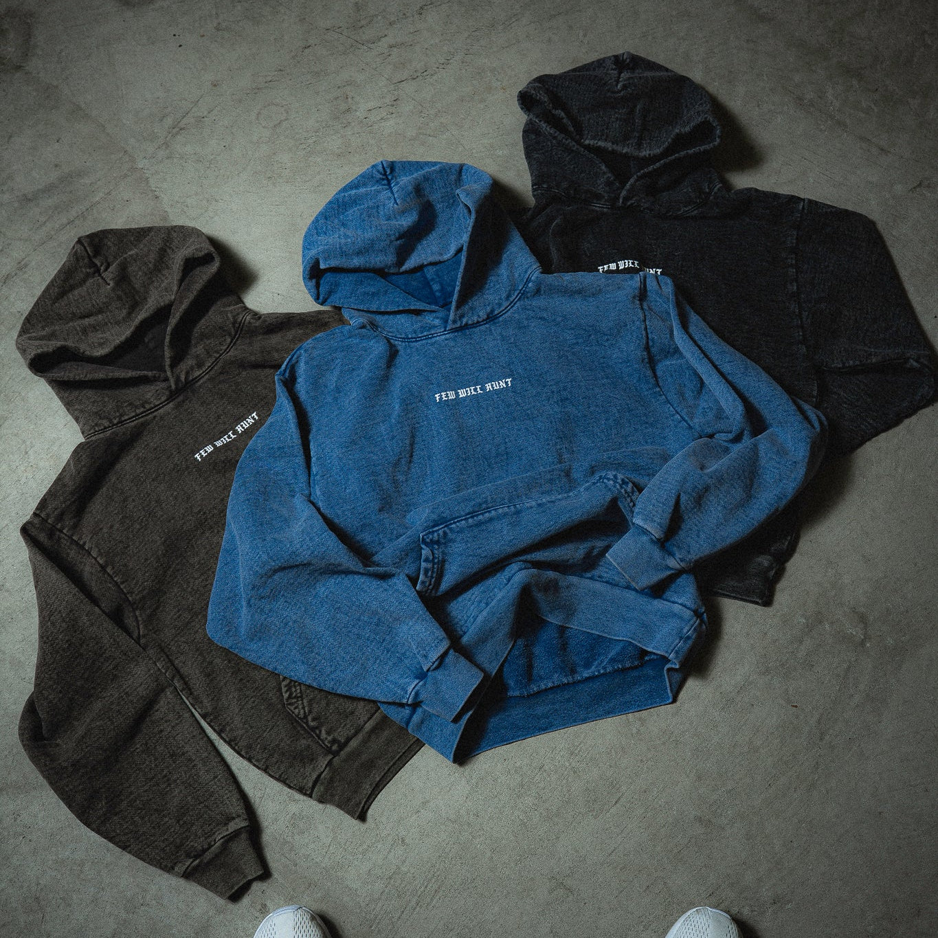 Heavyweight Mineral Wash Hoodie - Carbon Black
