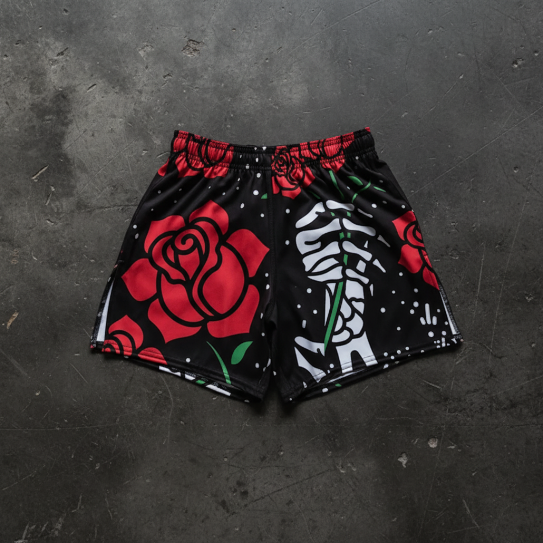 Growth To The Grave Cross Combat Shorts