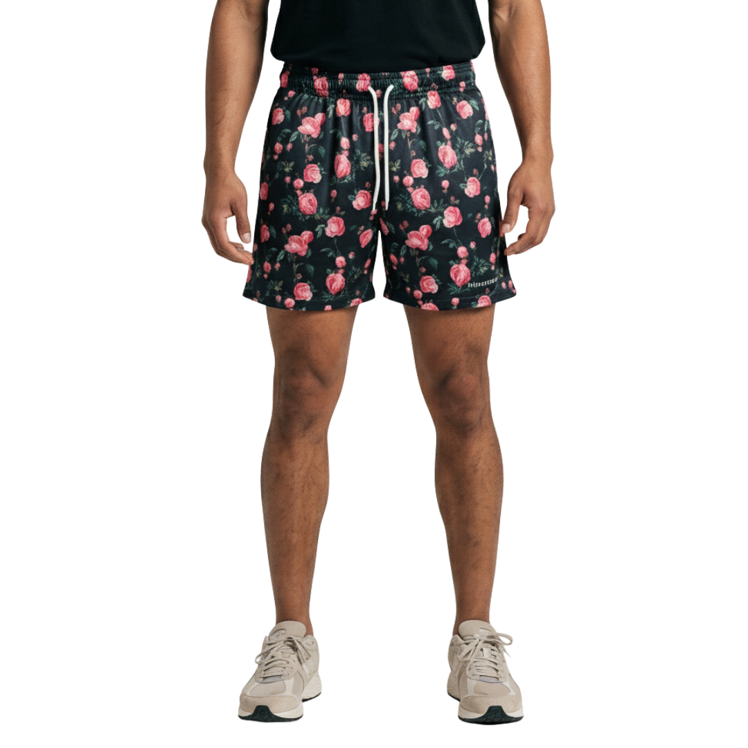 Floral Athletic Short
