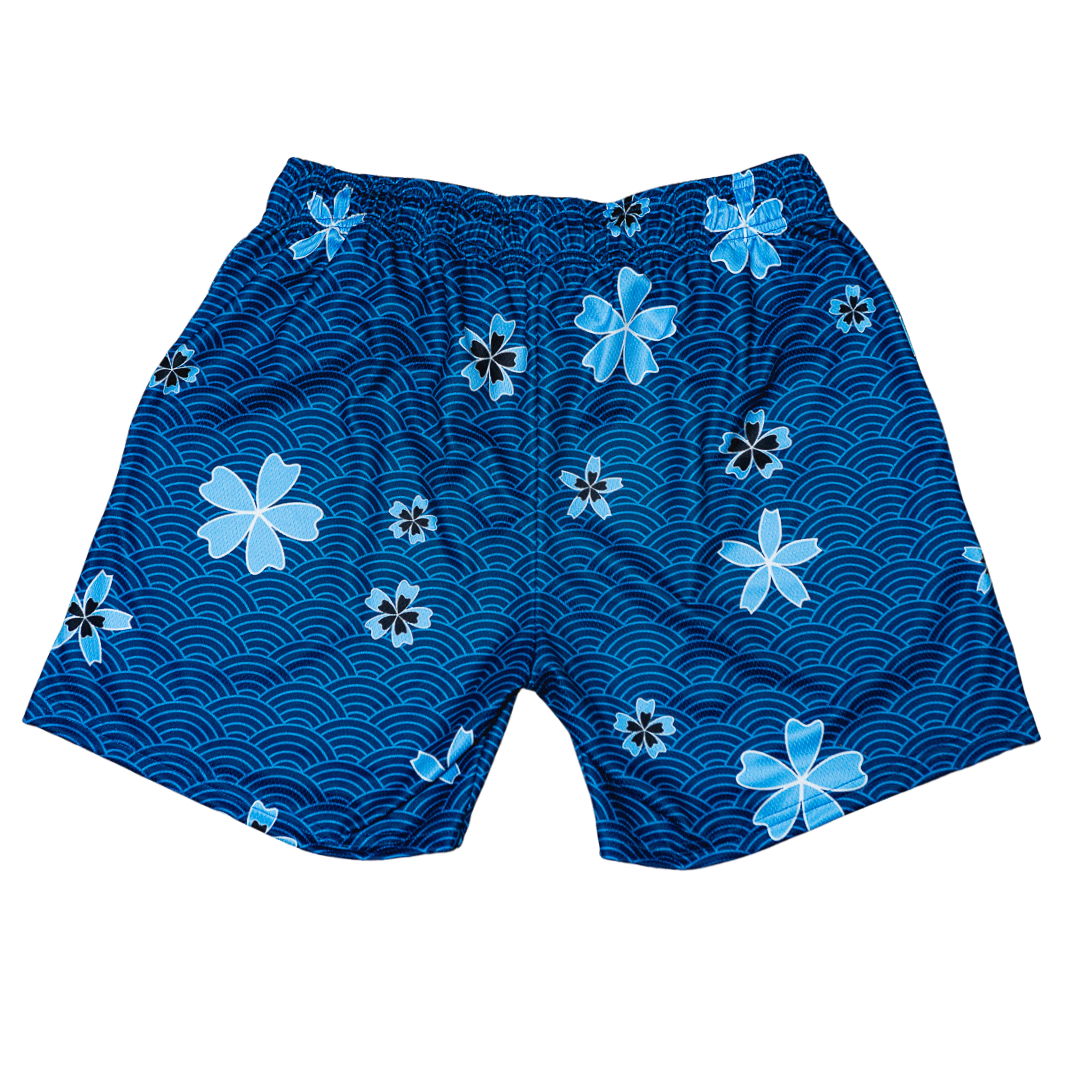 Blue Wave Athletic Short