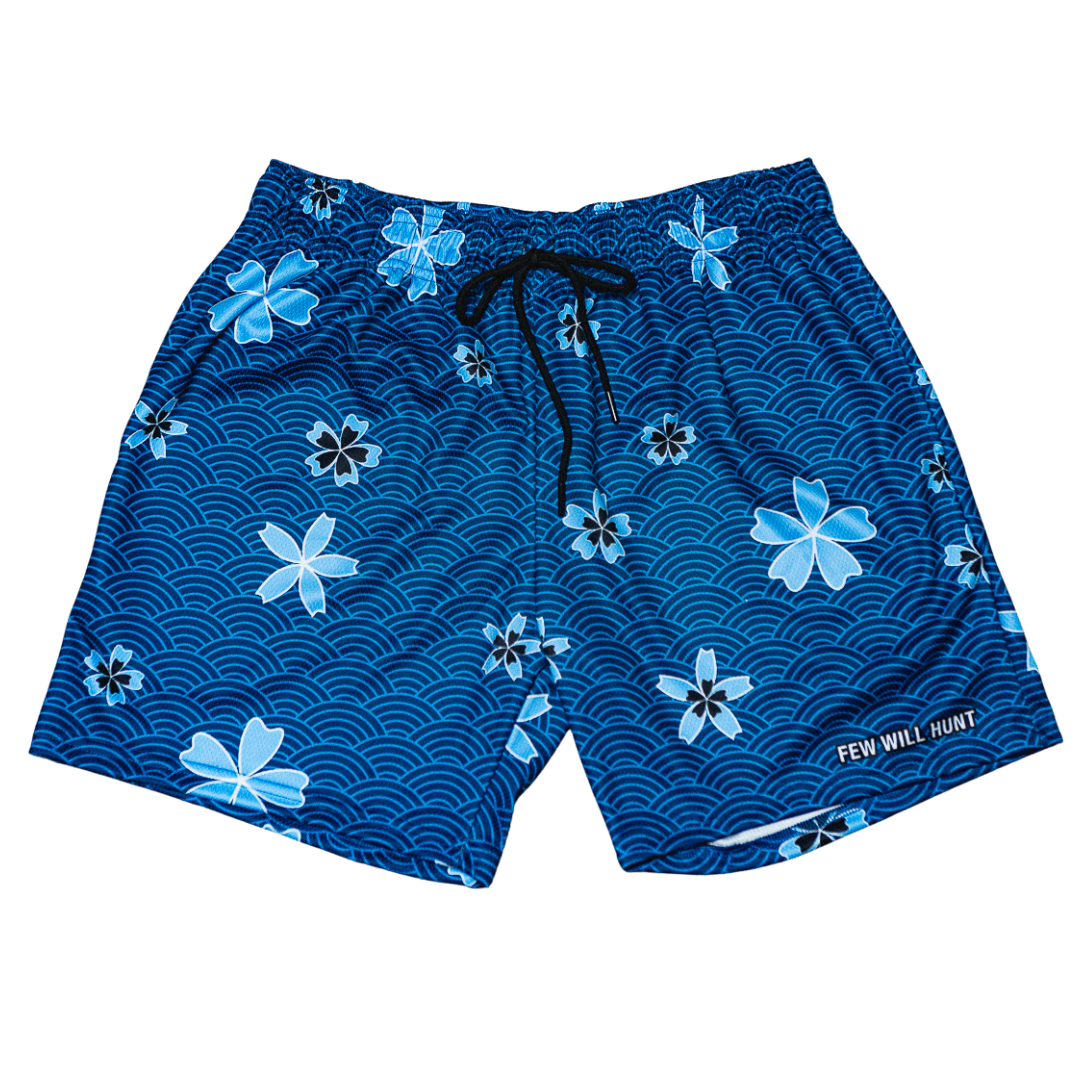 Blue Wave Athletic Short