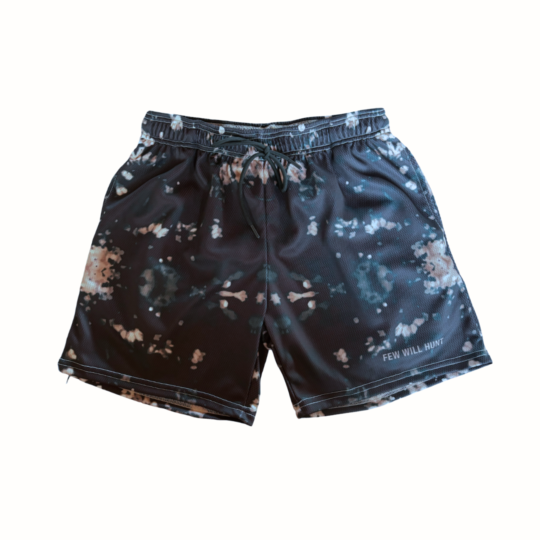 Acid Wash Athletic Short