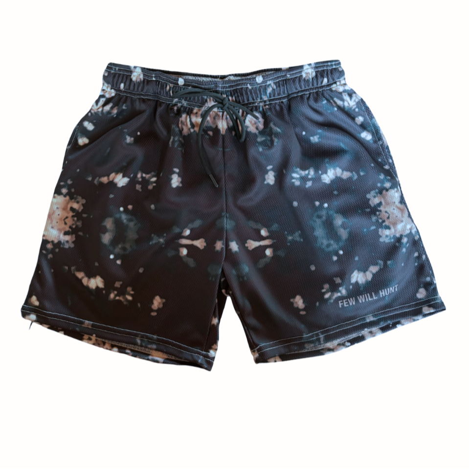 Acid Wash Athletic Short
