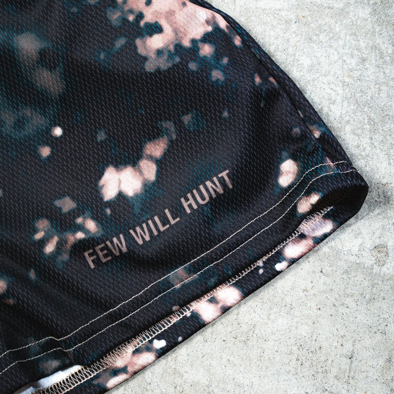 Acid Wash Athletic Short