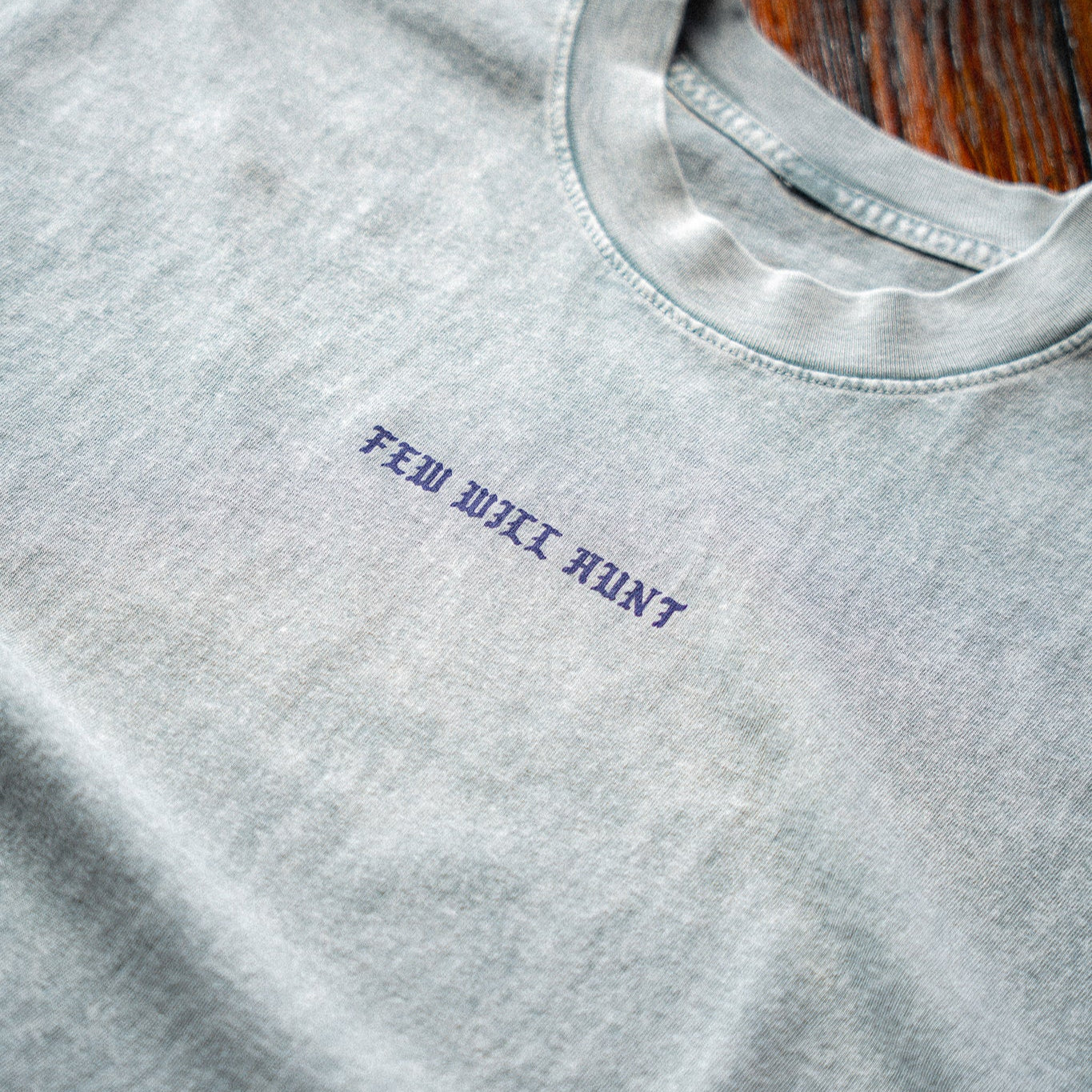 Mineral Wash Tee - Limestone Grey