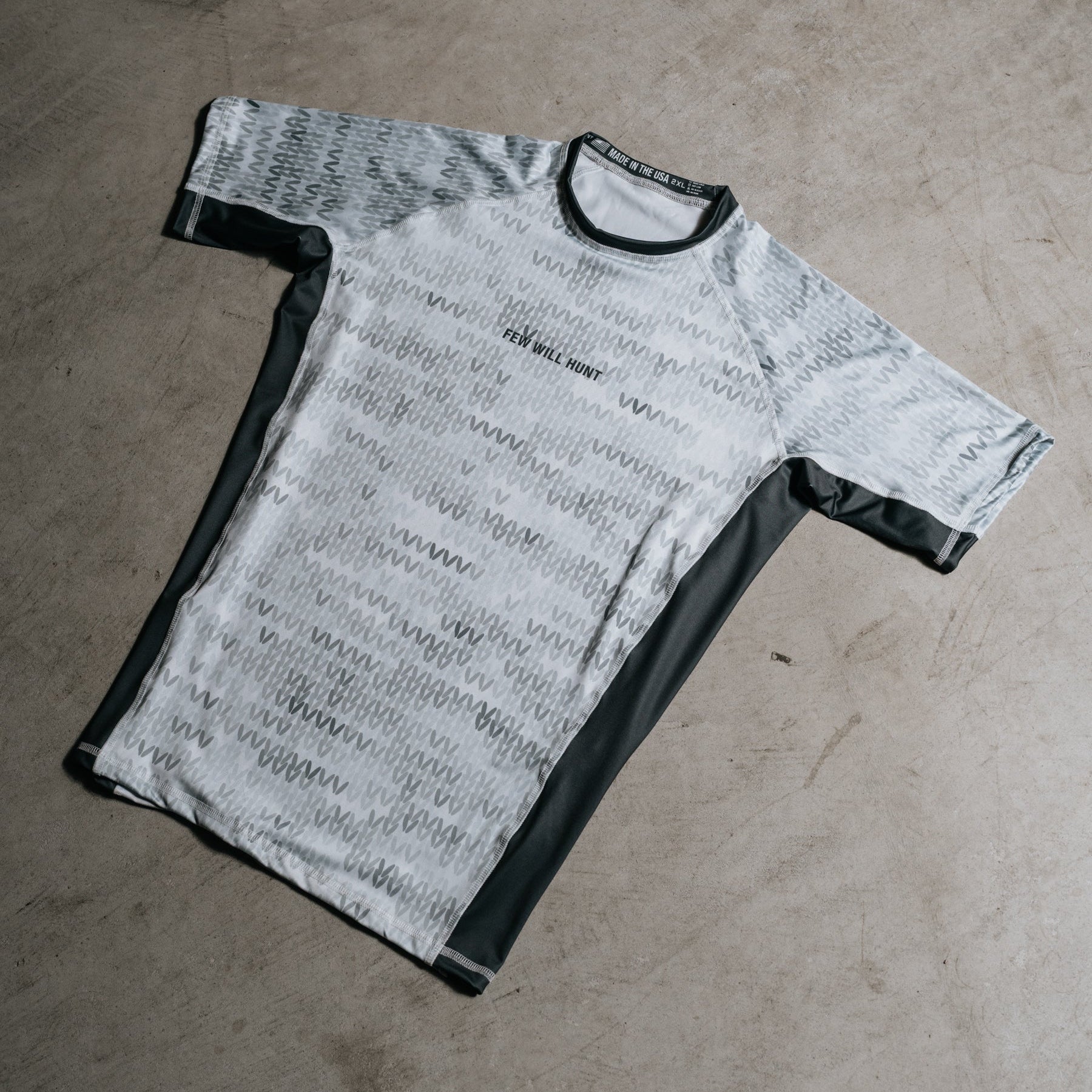 Grey Knit Rash Guard