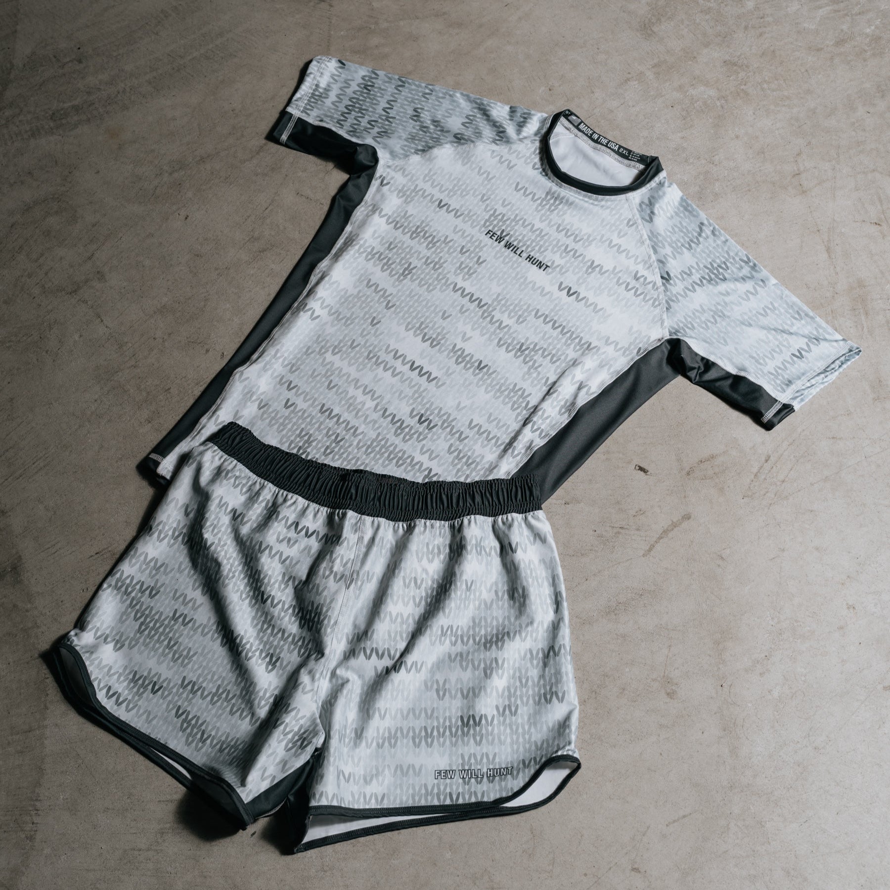 Grey Knit Rash Guard