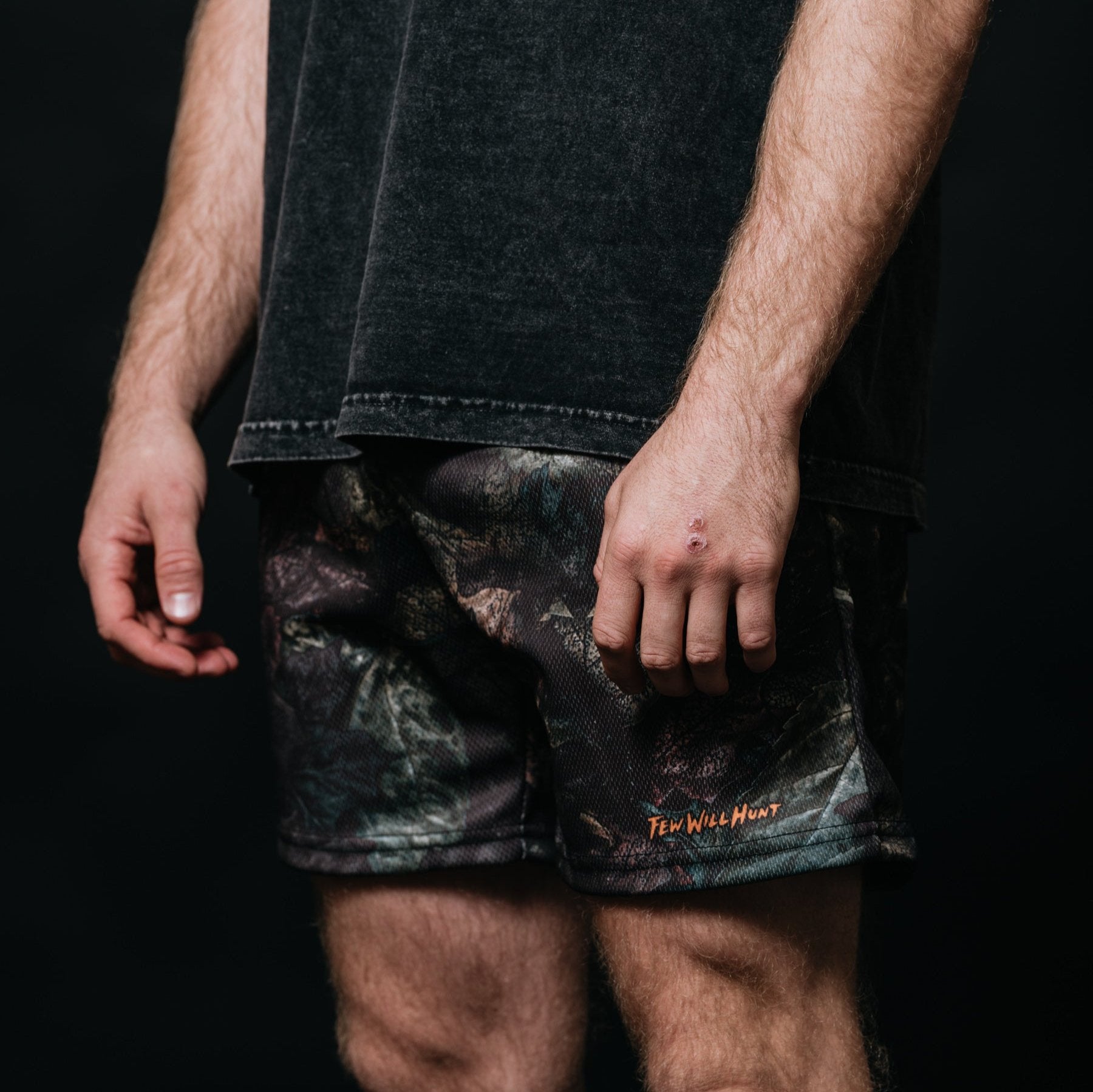 Woodland Camo Athletic Short