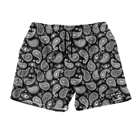 パンツ WIND AND SEA PAISLEY SHORT BLACK PAISLEYBLACKATHELTICFRONT_450x