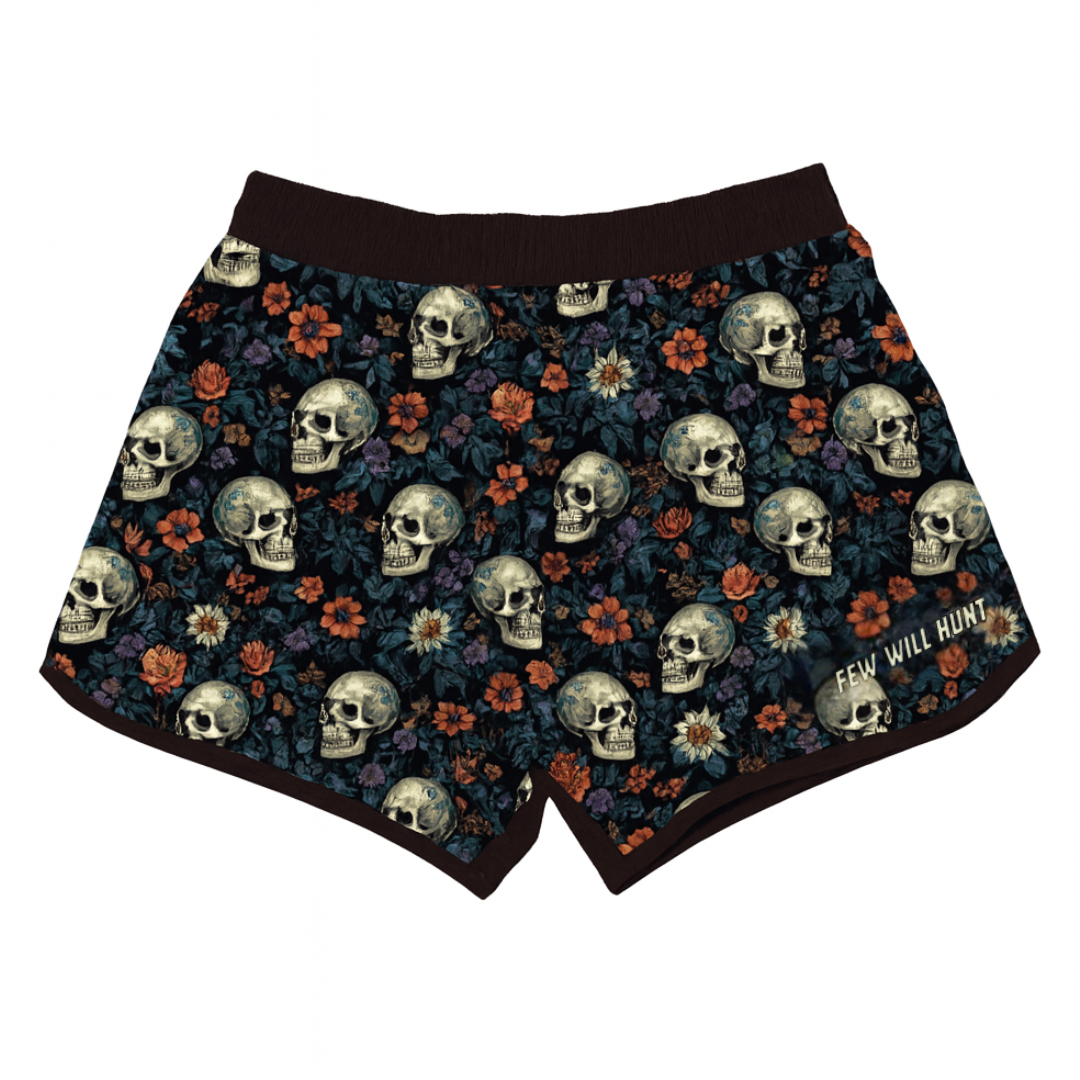 Floral Skull Grappling Shorts