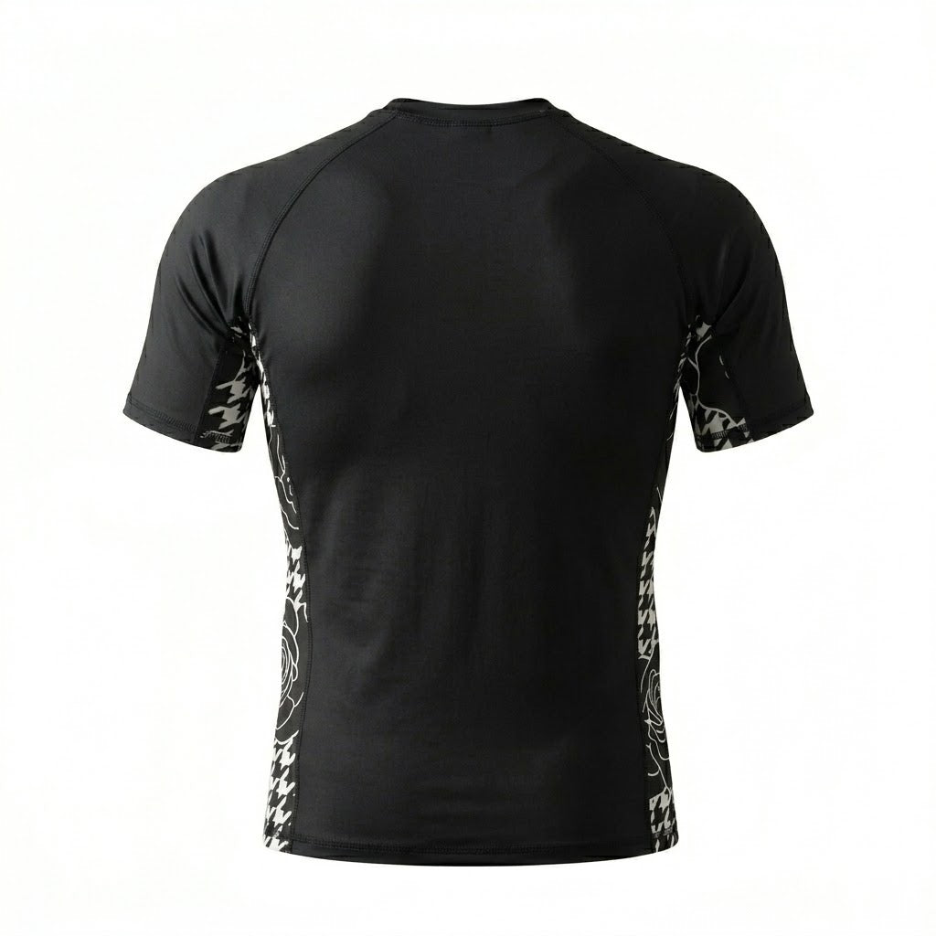 Black Rose Rash Guard