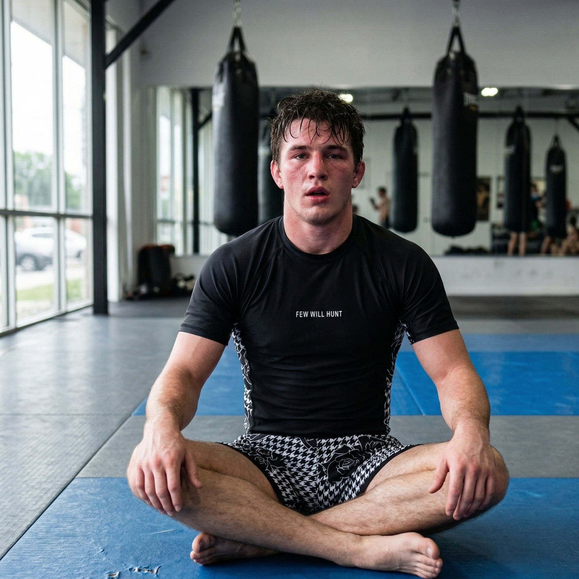 Black Rose Rash Guard