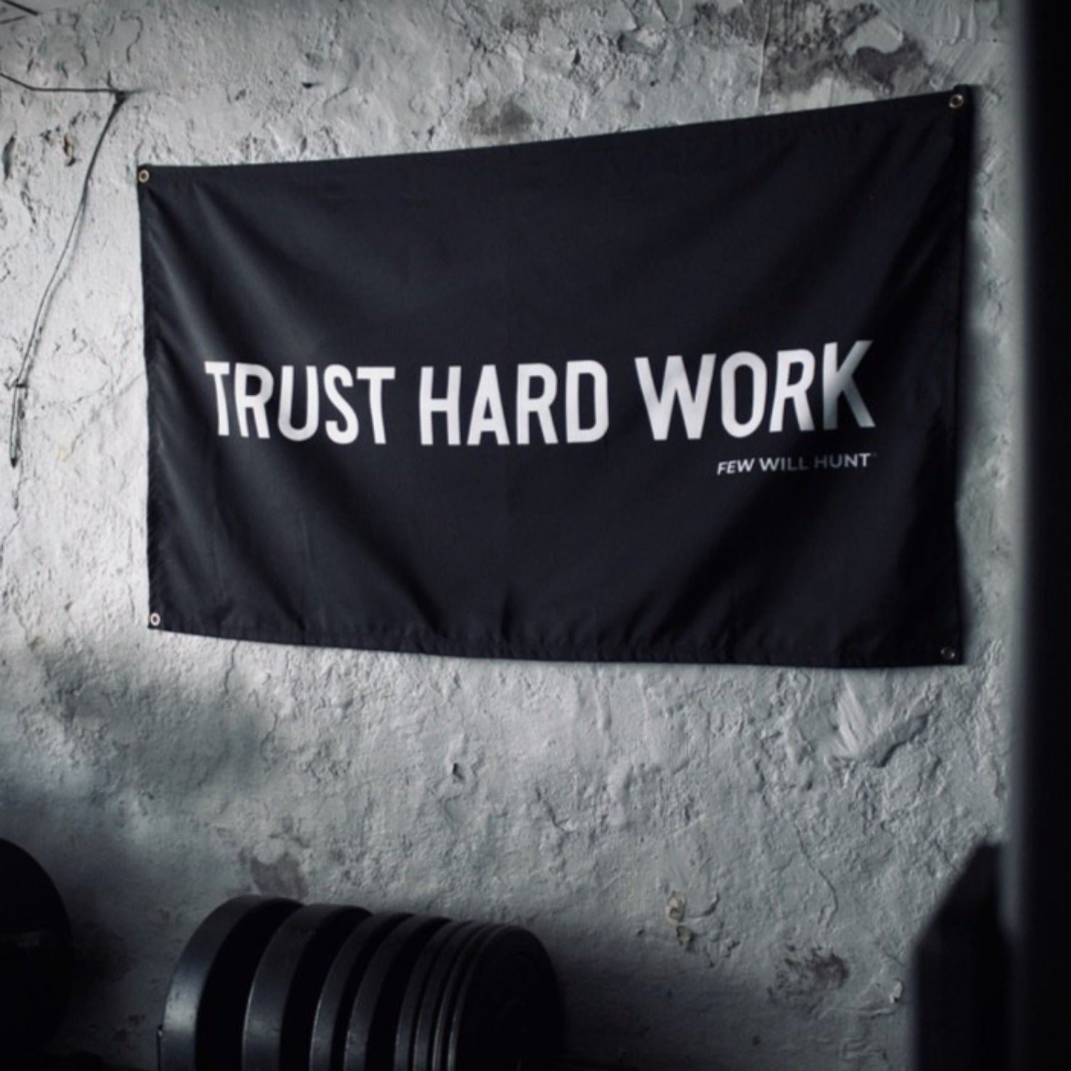 Trust Hard Work Gym Flag (5' x 3')